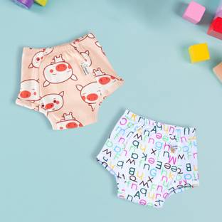 SNUGKINS Snugkin's Potty Training Pants for Kids 100% Cotton Pack 2-(Size 3, 3-4 Yrs)