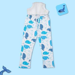 SNUGKINS Potty Training Pajamas for Toddlers,Boys-Girls(1-2 Years)-Pack 1-Whale