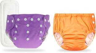Laee cute Cloth Diapers for Babies l New Trimmer Version l Adjustable & Washable diaper