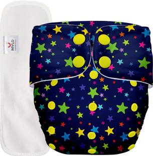 MYLO Baby Leak-Proof Baby Cloth Diaper | Reusable, Washable & Adjustable, 3M-3Y