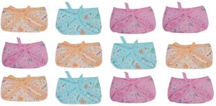 Lala Maneet Cotton Hosiery Washable & Reusable Printed U Shape Nappie Diaper Langot For Baby