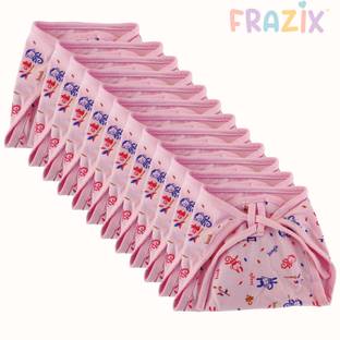 frazix New Born Baby Girl,Boy 100% Cotton Nappy hosieary material