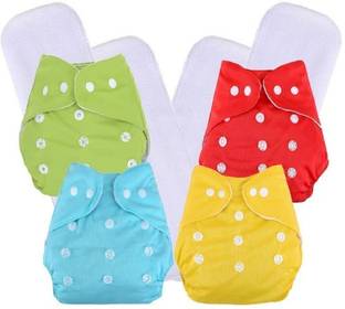 SOLIDA Freesize Washable & Reusable Waterproof Adjustable Pocket Cloth Diaper for Baby