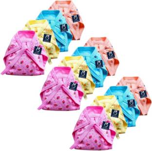 WIBORN New Born Baby washable nappy ( 12 nappy total)