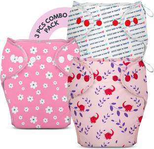 bumberry New & Improved Smart Nappy (XS |0-3 mths) Cloth Diaper For Just Borns Kit 2