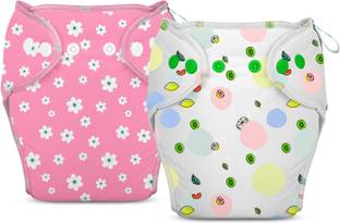 bumberry Baby Smart Nappy Reusable & Adjustable Cloth Diaper For Newborn (0-3 Months)