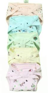 BREEZEWAY New born baby cloth nappy Padded Premium Quality Pack of 5 (12-18 Month Babies)