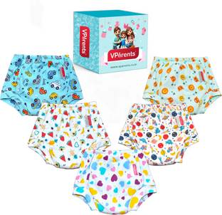 VParents Underwear for Baby 3Layer Padded PottyTraining Diaper Free Time