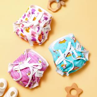 Superbottoms DryFeel Langot for Newborn Baby | Premium Cotton Padding | 0 - 9M| upto 5kg 3pc