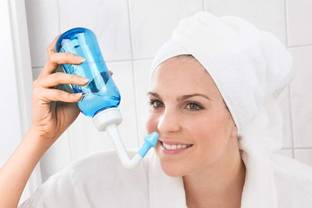 KDG TREADS Neti Pot 300ML Sinus Rinse Bottle Nose Wash Cleaner Manual Nasal Aspirator Manual Nasal Aspirator