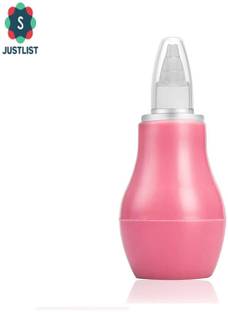 Baby Shopiieee Newborn Baby Nasal Aspirator Nose Cleaner Nasal Snot Sucker Remover for Newborn Baby Toddlers BPA Free Cleanable and Reusable Manual Nasal Aspirator
