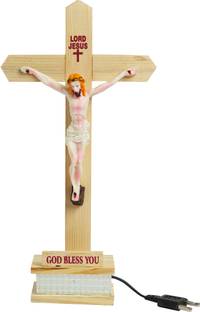 GIFTCITY esus Holy Family Statue, Christmas Decoration showpiece Idol, Home Decorative Showpiece, Christmas Gift Assembled 25 cm Pack of 1