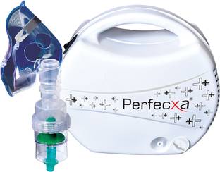 Perfecxa Mini Nebulizer Compressor Complete Kit with Child and Adult Mask Nebulizer
