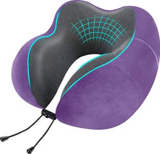 Greeli Premium Memory Foam Neck Support Pillow for Travel Comfortable and Portable Neck Pillow