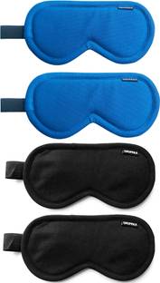 shoppax 100% Cotton (4 pc.) Soft Sleeping Mask Eye Shade