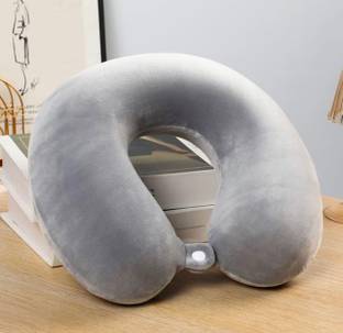 Fluffy Luxurious Portable Travel Pillow Perfect Micro Fiber Neck Support Pillow,Luxury Neck Pillow