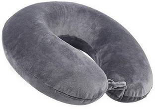 Juzzii Soft Velvet U-Shaped Pure Micro Fiber Cushions Neck Rest Pillow for Men, Women Neck Pillow