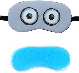 Jenna RoundEye Blue Gel Sleeping Eye Mask for Insomnia, Meditation, Puffy Eyes and Dark Circles