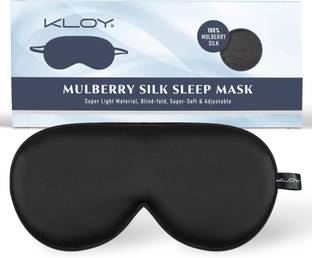 KLOY 100% Mulberry Silk Sleep Mask Eye Mask, Super Smooth for Blind Fold Eye Shade