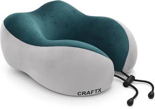 craftx Memory Foam Travel Neck Pillow – Ultimate Comfort & Support for Every Journey Neck Pillow