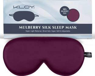 KLOY 100% Mulberry Silk Sleep Mask Eye Mask, Super Smooth for Blind Fold Eye Shade Eye Shade