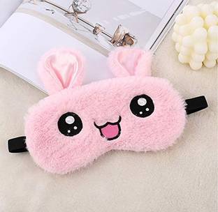 Varnar Fur Super Soft Cute Cartoon Sleeping Eye Mask for Men Women Girls Boys Eye Shade