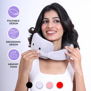 Greeli Memory Foam Neck Pillow for Travelling, Travel Neck Pillow, Flight Pillow Neck Pillow