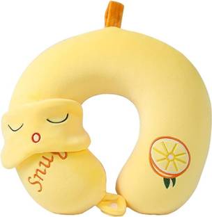 YOKO TOYS MEMORY FOAM TRAVELING NECK PILLOW WITH EYE MASK Neck Pillow & Eye Shade