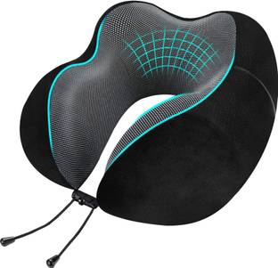 Greeli Premium Memory Foam Neck Support Pillow for Travel Comfortable and Portable Neck Pillow