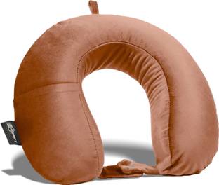 Neodrift ’Travelneck’ - Memory Foam Travel Pillow Velvet Cushion Neck Support Neck Pillow