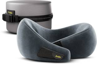 Frido Travel Neck Pillow, Premium Memory Foam Pillow for Flight Travel Neck Pillow