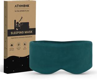 Athmonk Extra-Wide Eye Mask For Sleeping With Velcro Strap Eye Shade
