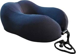 HOMBOX Travel Neck Rest Cushion for Airplane - Travelling Accessories-Blue FT104 Neck Pillow
