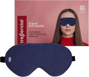 Tressential Super Soft Travel Sleep Eye Mask or Blindfold with Adjustable Strap Eye Shade