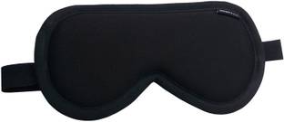 shoppax Soft black elastic smooth sleeping mask Eye Shade