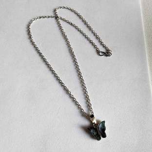 Neo Smarrt Black Butterfly Chain Metal, Alloy, Stainless Steel Chain Set