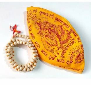SWASTIK Tulsi Mala With Gaumukhi Jaap Mala Bag Wood Chain Wood Chain