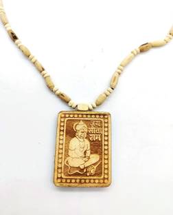 महाकाल Wood tulsi mala with hanuman locket balaji hanuman locket jay bageshwar dhaam लकड़ी चेन