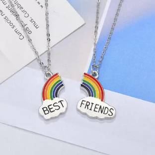 ArtandFun Silver Plated Metal Chain