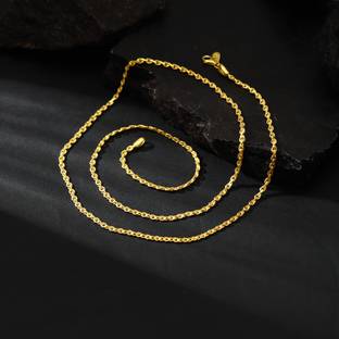 GIVA 925 Silver Golden Twilight Chain For Mens Gold-plated Plated Sterling Silver Chain