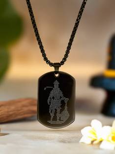 Astrotalk Astrotalk Hanuman Chalisa Pendant Steel Necklace