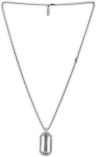 Police Necklace for Men Silver -PEJGN2009201 Stainless Steel Chain