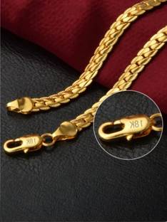 Litchi Classic 316L Stainless Steel Silver for Men Gold-plated Plated Stainless Steel Chain