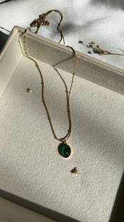 Winnifred Crystal Gold-plated Plated Stainless Steel Necklace
