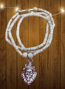 Radheyshyam murlidhar tulsi mala wale Original Tulsi Kanthi with Narsingh ji Small locket Wood Necklace