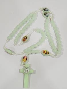 Divine Creations Rosary Glow in the Dark Radium Rosary for Praying Plastic Chain