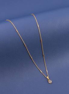 BOGHRA SALES Diamond Gold-plated Plated Alloy Chain Set