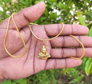 Pappan Aadi Yogi Locket With Golden Chain Alloy Chain