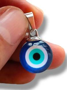 Oscar Enterprises Pine Pearls BURI NAJER EVILEYE Necklace For Men And Boys-11 Silver Plated Stainless Steel Chain
