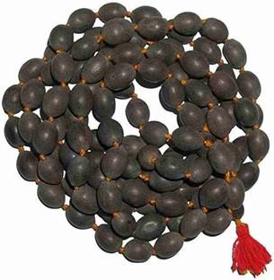 श्री स्वामी समर्थ केन्द्र Kamal Gatta Mala | Kamal Gatta Mala 108 Beads Original | Lotus Seeds Tamara Ginjal Makhana Seed 108 Kamal Gatta Mala Kamal Gatta for LAXMI Pooja (108+1 Beads लकड़ी चेन